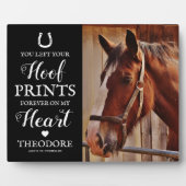 PferdeMemorial - Beileid für Haustiere Fotoplatte (Vorderseite)