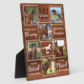 PferdeMemorial Einmalige FotoCollage Fotoplatte (Seite)