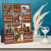 PferdeMemorial Einmalige FotoCollage Fotoplatte (Seite)