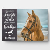 PferdeMemorial Equine Foto Fotoplatte (Vorderseite)