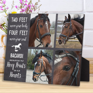 PferdeMemorial Equine FotoCollage Plaque Fotoplatte