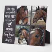 PferdeMemorial Equine FotoCollage Plaque Fotoplatte (Seite)