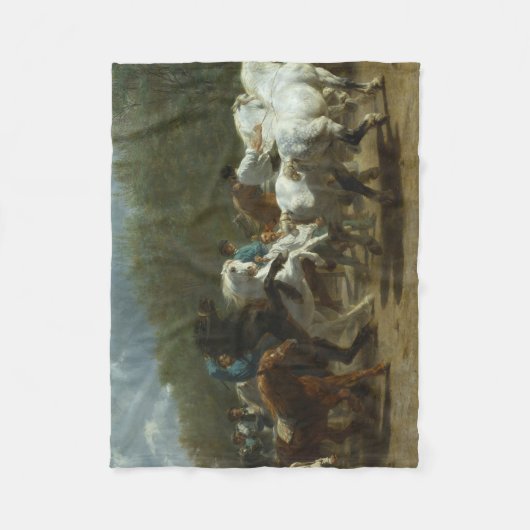 Pferdemesse (Pferdeart) Fleecedecke (Vorderseite)