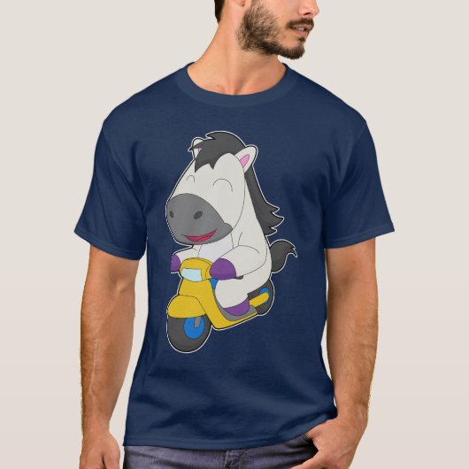 Pferdemotorrad T-Shirt (Vorderseite)