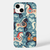 Pferdemuster Case-Mate iPhone Hülle (Rückseite)