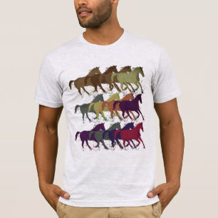 Pferdemuster   Landtiere T-Shirt
