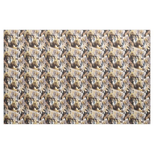 Pferdemuster Stoff (Fat Quarter (45,7 x 55,9 cm))