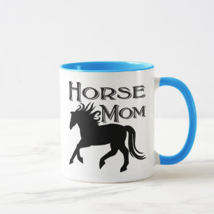 Pferdemutter, Reiter, Rodeo, Farmpony Cowboy Tasse