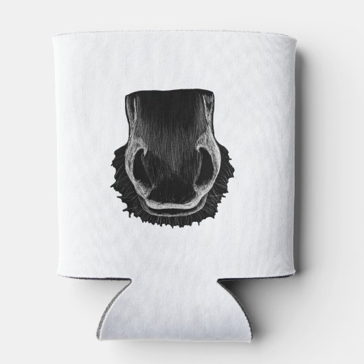 Pferdemuzzle kann kühler werden dosenkühler (Rückseite)