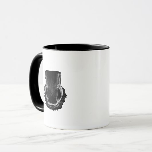 Pferdemuzzle Tasse (Vorderseite Links)