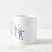 Pferdeniesen Kaffeetasse (Vorderseite Links)