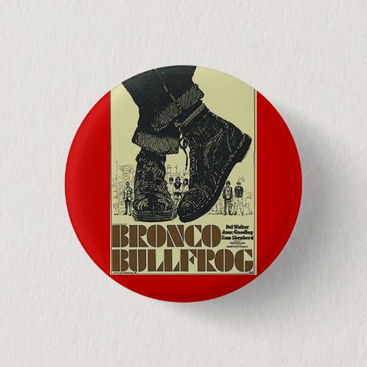 Pferdenochsenfrosch Button (Vorderseite)