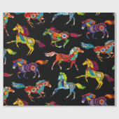 PferdePackpapier Geschenkpapier (Flach)