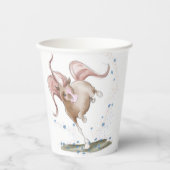 Pferdepappbecher, Kindergeubrtstag,Pferdebild Pappbecher (Vorderseite)