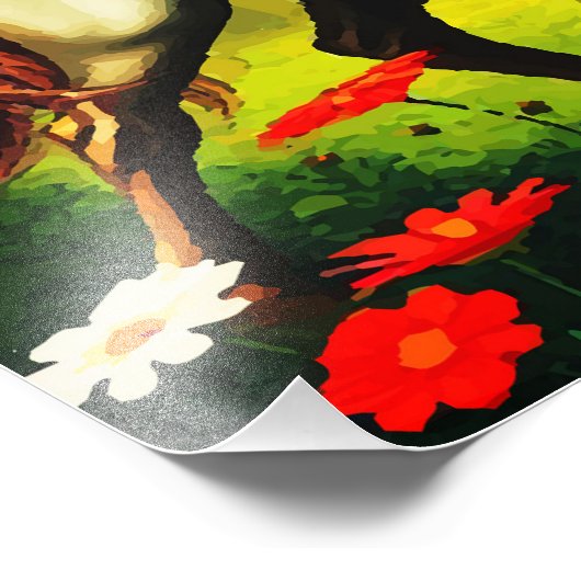 PFERDEPARADIES FOTODRUCK (Ecke)