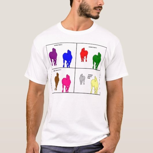 PFERDEpartei T-Shirt (Vorderseite)