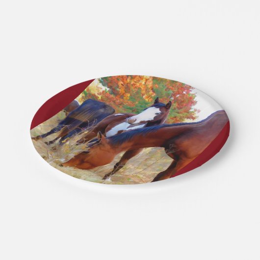 PferdeParty Pappteller (Schrägansicht)