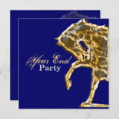 PferdePartyshow-Ereignislaufen Einladung (Vorne/Hinten)