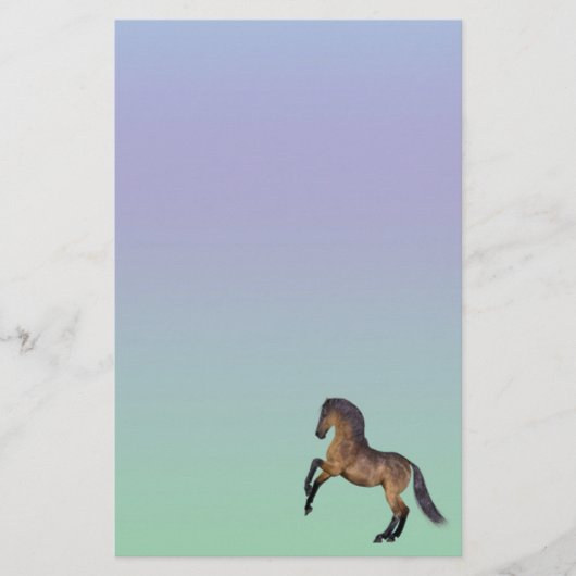 Pferdepasten-Stationery Briefpapier (Vorderseite)