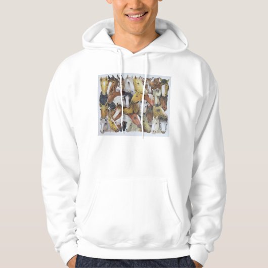 Pferdepferde Hoodie (Vorderseite)