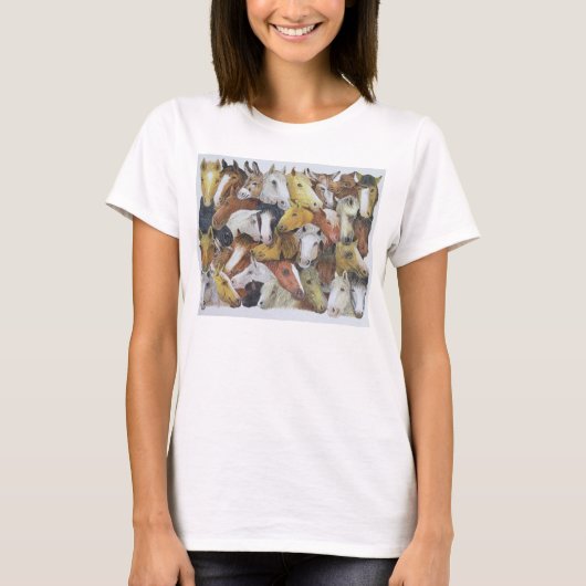 Pferdepferde T-Shirt (Vorderseite)