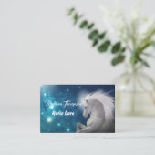 Pferdepflege Visitenkarte (Stehend Vorderseite)