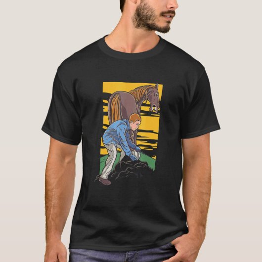 Pferdepfleger T-Shirt (Vorderseite)