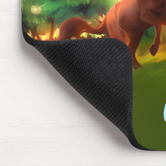 Pferdephänomena-Maus-Pad Mousepad (Ecke)