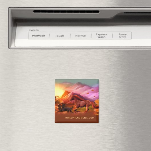 Pferdephänomene Fall Magnet (In Situ (Geschirrspüler))