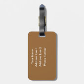 Pferdephotographie Gepäckanhänger (Rückseite vertikal)