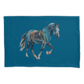 Pferdepillowcase Kissenbezug (Vorderseite-Links)