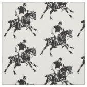 Pferdepolarsport Stoff (Muster)