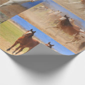 Pferdepollen Geschenkpapier (Ecke)