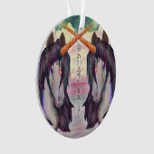 Pferdepony pegasus wingus reiki ornament (Vorderseite)