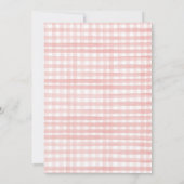 Pferdepony Saddle Up Cowgirl Geburtstag Einladung (Rückseite)