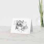 Pferdepony wird bald gut dankeskarte (Vorderseite)