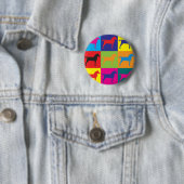 PferdePop-Kunst Button (Beispiel)