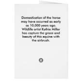 Pferdeportrait (Hinten)