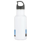 Pferdeportrait Edelstahlflasche (Rückseite)