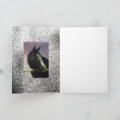 PFERDEPORTRAIT FOTO TIERSYMPATHISCHE KARTE (Innenseite)