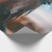 PFERDEPORTRAIT GESCHENKPAPIER (Ecke)