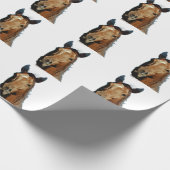 Pferdeportrait Geschenkpapier (Ecke)