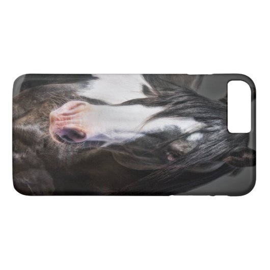 Pferdeportrait II Case-Mate iPhone Hülle (Rückseite (Horizontal))