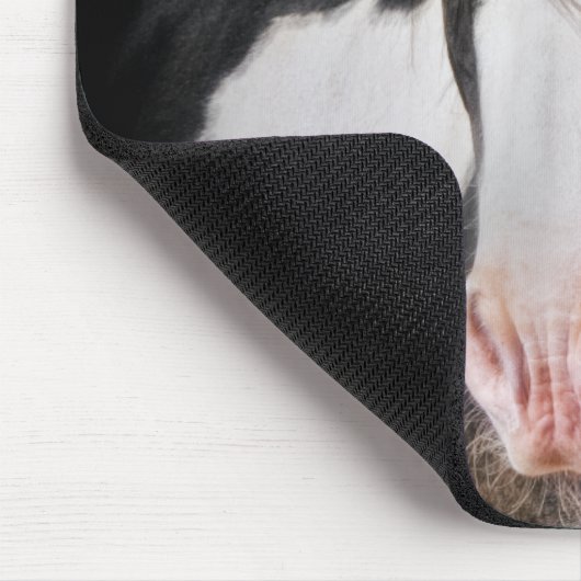 Pferdeportrait II Mousepad (Ecke)