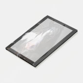 Pferdeportrait II Post-it Klebezettel (angewinkelt)