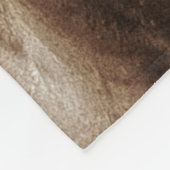 Pferdeportrait III Fleecedecke (Ecke)