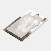 Pferdeportrait III Post-it Klebezettel (angewinkelt)