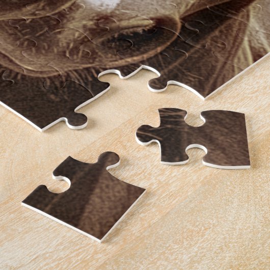 Pferdeportrait III Puzzle (Seite)