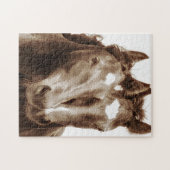 Pferdeportrait III Puzzle (Horizontal)