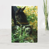Pferdeportrait Karte (Rückseite)